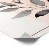 赤面モダンボタニカルデュオ ポスター (角)