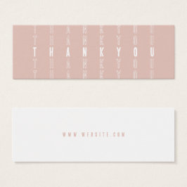 赤面モダン小規模企業サンキューカード