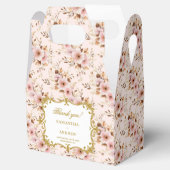 赤面ユニーク金ゴールドボホ結婚式の引き出物ボックスforゲスト フェイバーボックス (オープン)