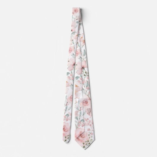 赤面ユーカリ庭園の結婚式ネックタイ ネクタイ (裏面)