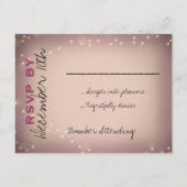 赤面ライトRSVP インビテーションポストカード (裏面)