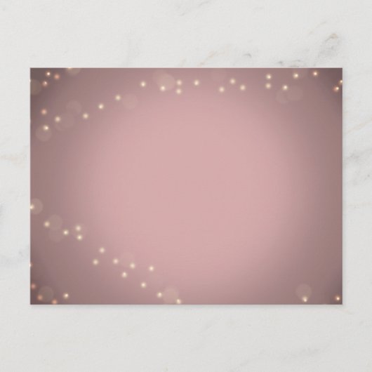赤面ライトRSVP インビテーションポストカード (正面)
