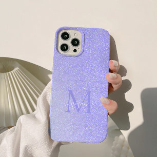赤面ラベンダーダイヤモンドグリッターカスタムグラデーションシック iPhone 15 PRO MAXケース