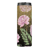 *~*赤面ラベンダー牡丹金ゴールドグリッターフローラ タンブラー (裏面)