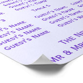 赤面ラベ結婚ンダー席 ポスター (角)