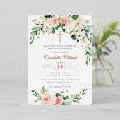 赤面リースバラ金ゴールドクロスファースト通信 箔招待状 (立ち正面)