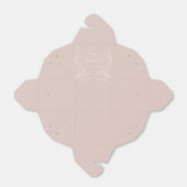 赤面リーフモチーフハッピーサンクスギビング フェイバーボックス (折り畳みなし)