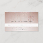 赤面レインアポイントメントカード 予約カード (正面)