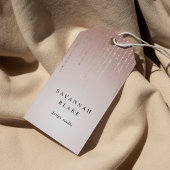 赤面レインカスタムビジネスアブティックラベル ギフトタグ