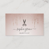 赤面レインヘアスタイリスト 名刺 (正面)