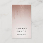 赤面レインメイクアップアーティスト 名刺 (正面)