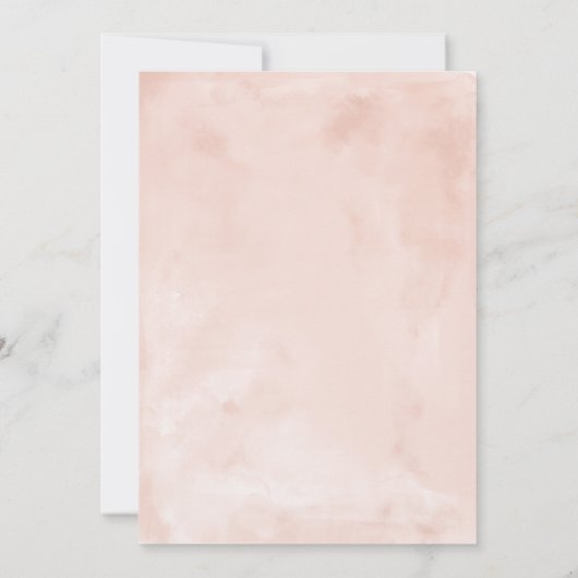 赤面レッドローズフローラ退職パーティー招待状 招待状 (裏面)