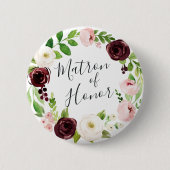 赤面ロマンスマトロンの名誉 缶バッジ (正面)