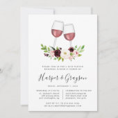 赤面ロマンスワインテイスティングリハーサルディナー 招待状 (正面)