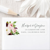 赤面ロマンス差出人住所 ラベル (インサイチュ)