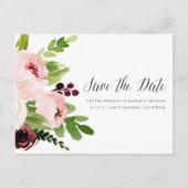 赤面ロマンス日付を保存 案内ポストカード (正面)