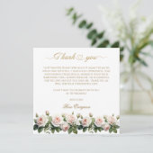 赤面ロマンス:ピンクローズブライダルシャワーありがとう (スタンド正面)