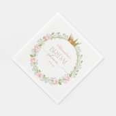 赤面ロマンス:ピンクローズ&ベビーの息 スタンダードランチョンナプキン (角)