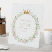 赤面ロマンス：ピンクローズ&ベビーの息 台座サイン (インサイチュ)