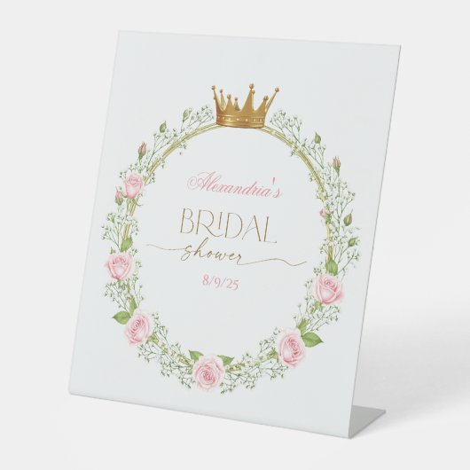 赤面ロマンス：ピンクローズ&ベビーの息 台座サイン (正面)