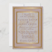 赤面ヴィンテージウィンターホリデー結婚式招待状 シーズンカード (正面)