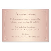 赤面ヴィンテージウェディングアコモデーション テーブルナンバー (正面)