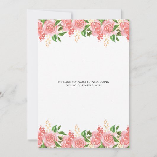 赤面ヴィンテージフローラ鍵移動 案内状 (裏面)