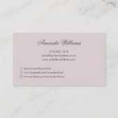 赤面写真コラージュ写真家/写真 名刺 (裏面)