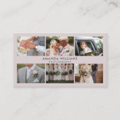 赤面写真コラージュ写真家/写真 名刺 (正面)