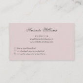 赤面写真コラージュ写真家/写真 名刺 (裏面)