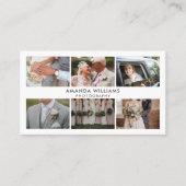 赤面写真コラージュ写真家/写真 名刺 (正面)