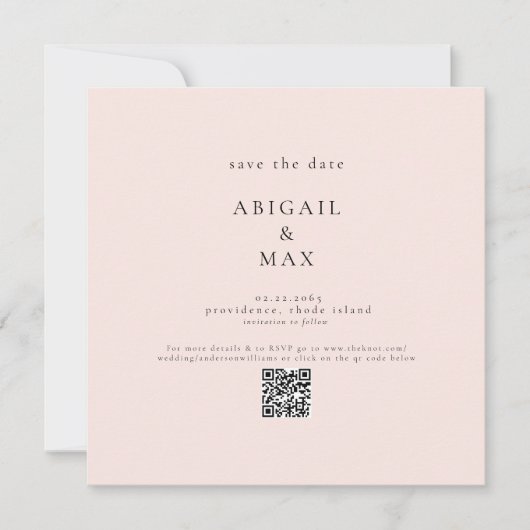 赤面写真結婚のスクエア日付を保存 (正面)