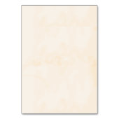 赤面列のライト秋テン素朴ト座席表 テーブルナンバー (裏面)