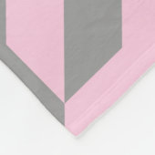 赤面千鳥格子の フリースブランケット (角)