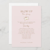 赤面吹アップ彼らの電話披露宴金ゴールド文字 招待状 (正面/裏面)