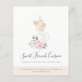 赤面器具フローラウィスクベーカリー料理クラス チラシ (裏面)