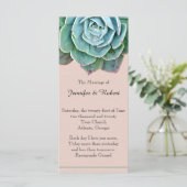 赤面多肉性結婚式 プログラム (スタンド正面)