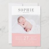 赤面完成 案内状 (正面)