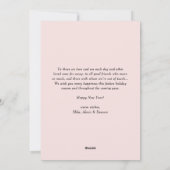 赤面幾何学的タイポグラフィ写真新年おめでとう シーズンカード (裏面)