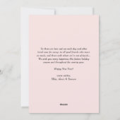 赤面幾何学的タイポグラフィ写真新年おめでとう シーズンカード (裏面)