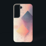 赤面幾何学電話ケース SAMSUNG GALAXY S22ケース<br><div class="desc">赤面トーンとブルートーンのソフトな形状は、時間を要しないクリーンエレガントで幾何学的なデザインにモダン合成される。</div>