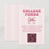 赤面弓卒業パーティカレッジファンド エンクロージャーカード (正面/裏面)