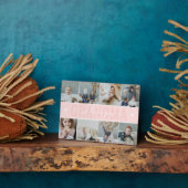 赤面愛おばあちゃんフォトコラージュ フォトプラーク (側面)