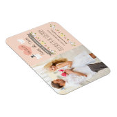 赤面愛の鳥が日付を保存する マグネット (右側)