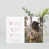 赤面感動的写真卒業発表  案内状 (スタンド正面)