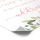 赤面救済親忙しが封筒に住所を記入 ポスター (角)