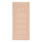 赤面数々のフォトArch美しいビジネス価格表 ラックカード (裏面)