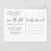 赤面日付ポストカードの保存 インビテーションポストカード (裏面)