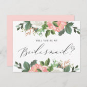 赤面春フローラは私の花嫁になる ポストカード (正面/裏面)