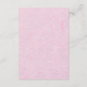 赤面春桜ピンク結婚ズ詳細カード エンクロージャーカード (裏面)